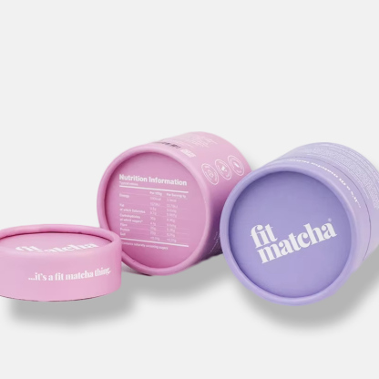 Pink Purple Paper Tube Packaging Wholesale