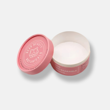 Pink Round Cosmetic Paper Tube Packaging Wholesale