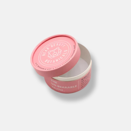 Pink Round Cosmetic Paper Tube Packaging Wholesale