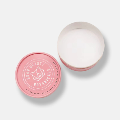 Pink Round Cosmetic Paper Tube Packaging Wholesale