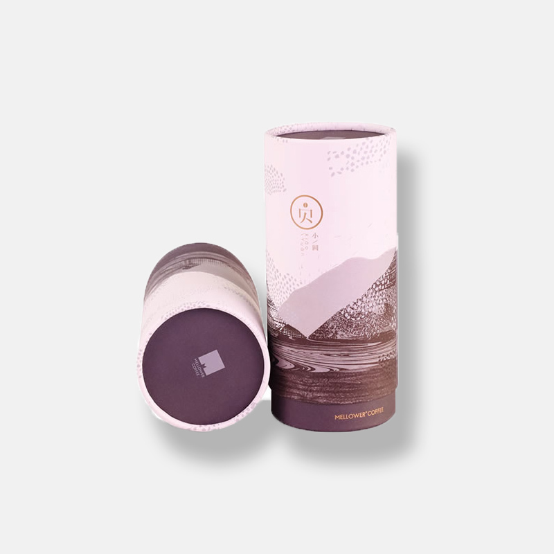 Printed Coffee Paper Tube Packaging Wholesale