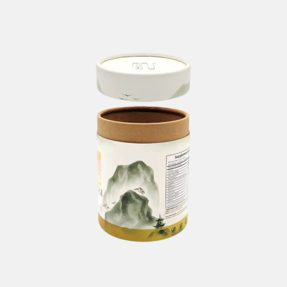 Recyclable Kraft Paper Tube Tea Packaging