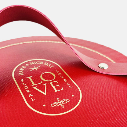 Red Paper Tube with Handle Manufacturer