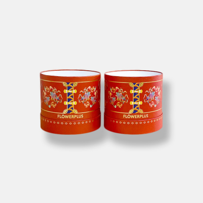 Red Holiday Paper Tube Packaging Manufacturer