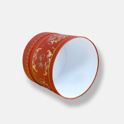 Red Holiday Paper Tube Packaging Manufacturer