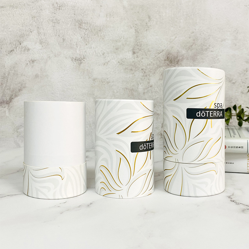 Spa Essential Oil Paper Tube Packaging Custom