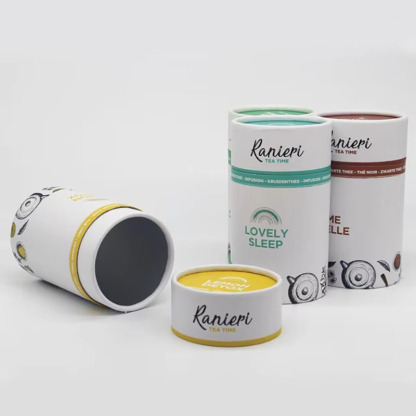 Tea Paper Tube Packaging Wholesale with Custom Logo