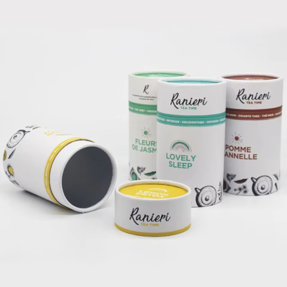 Tea Paper Tube Packaging Wholesale with Custom Logo
