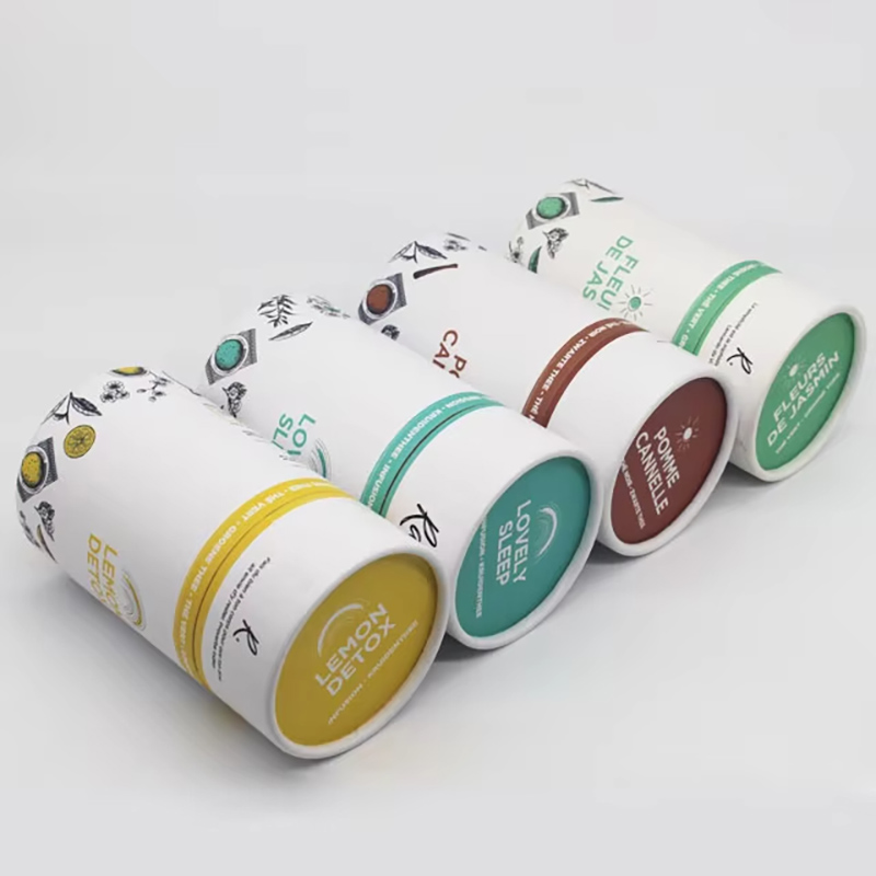 Tea Paper Tube Packaging Wholesale with Custom Logo