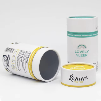 Tea Paper Tube Packaging Wholesale with Custom Logo
