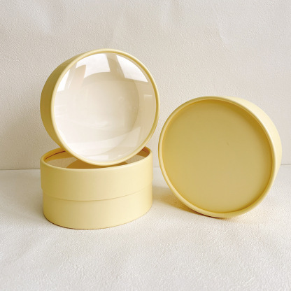 Transparent Cover Food Paper Tube Packaging Supplier
