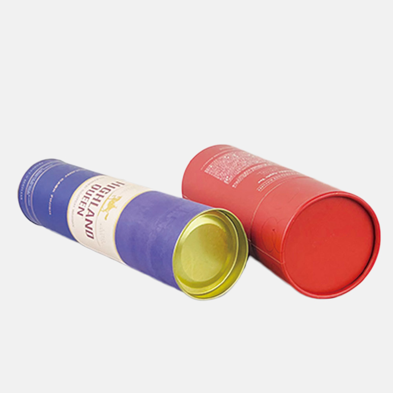 Wholesale Custom Metal Round Tube Packaging