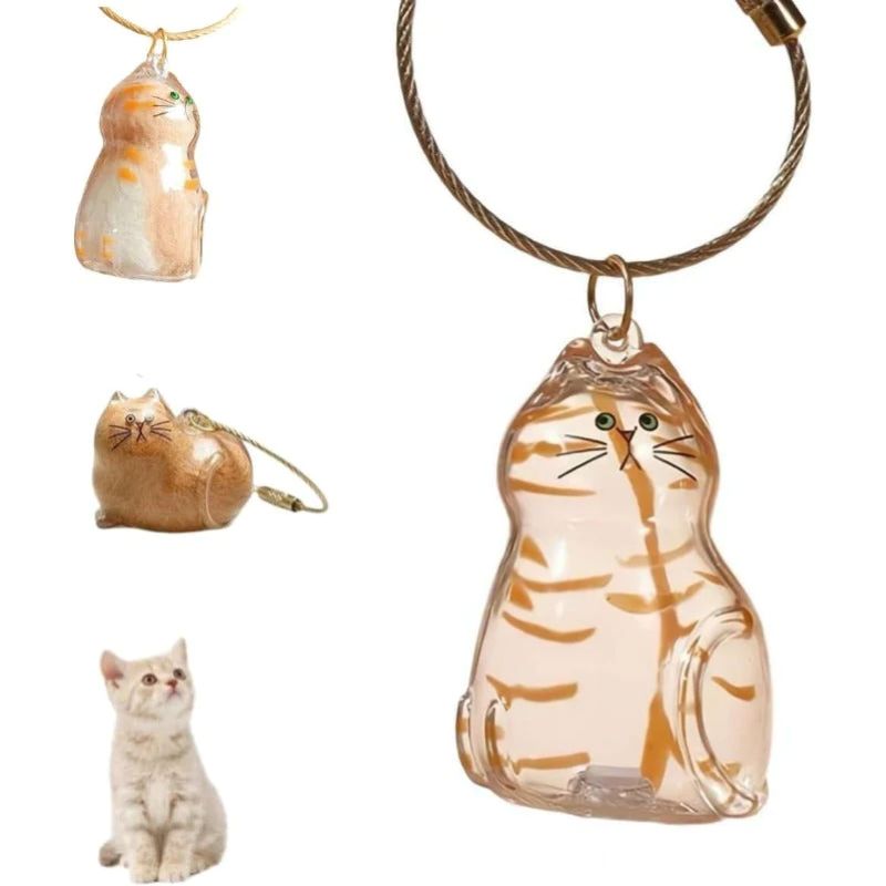 Cat Memorial Keychain Set - 6 Pcs