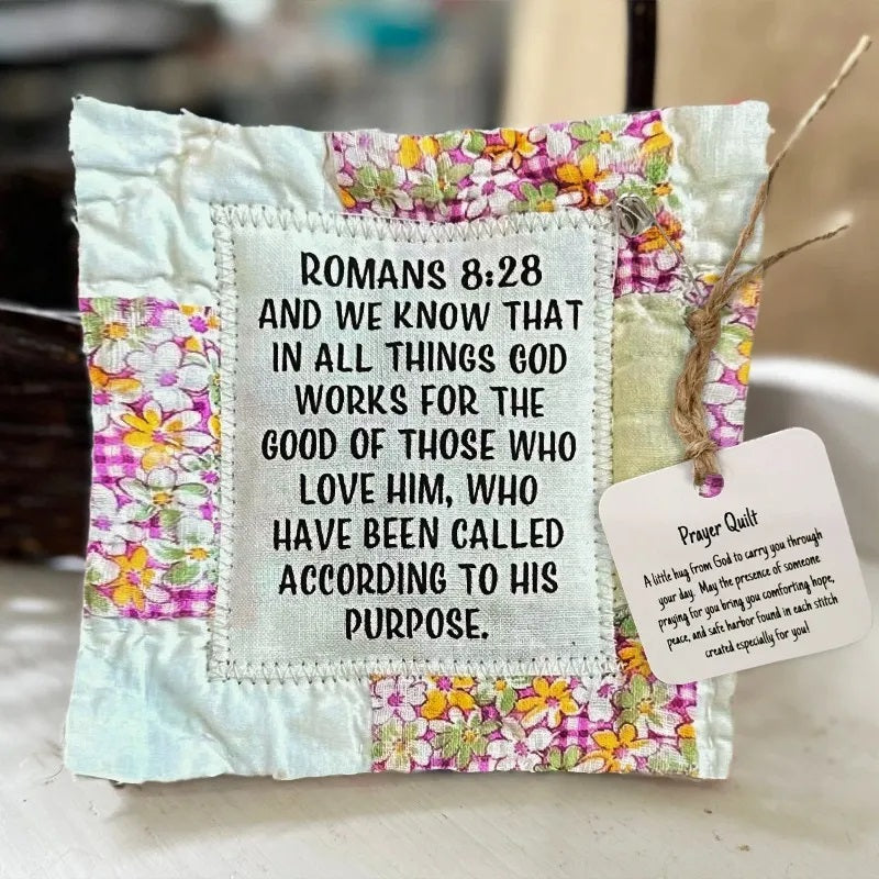 Prayer Quilt With Cross Inside-Jolura