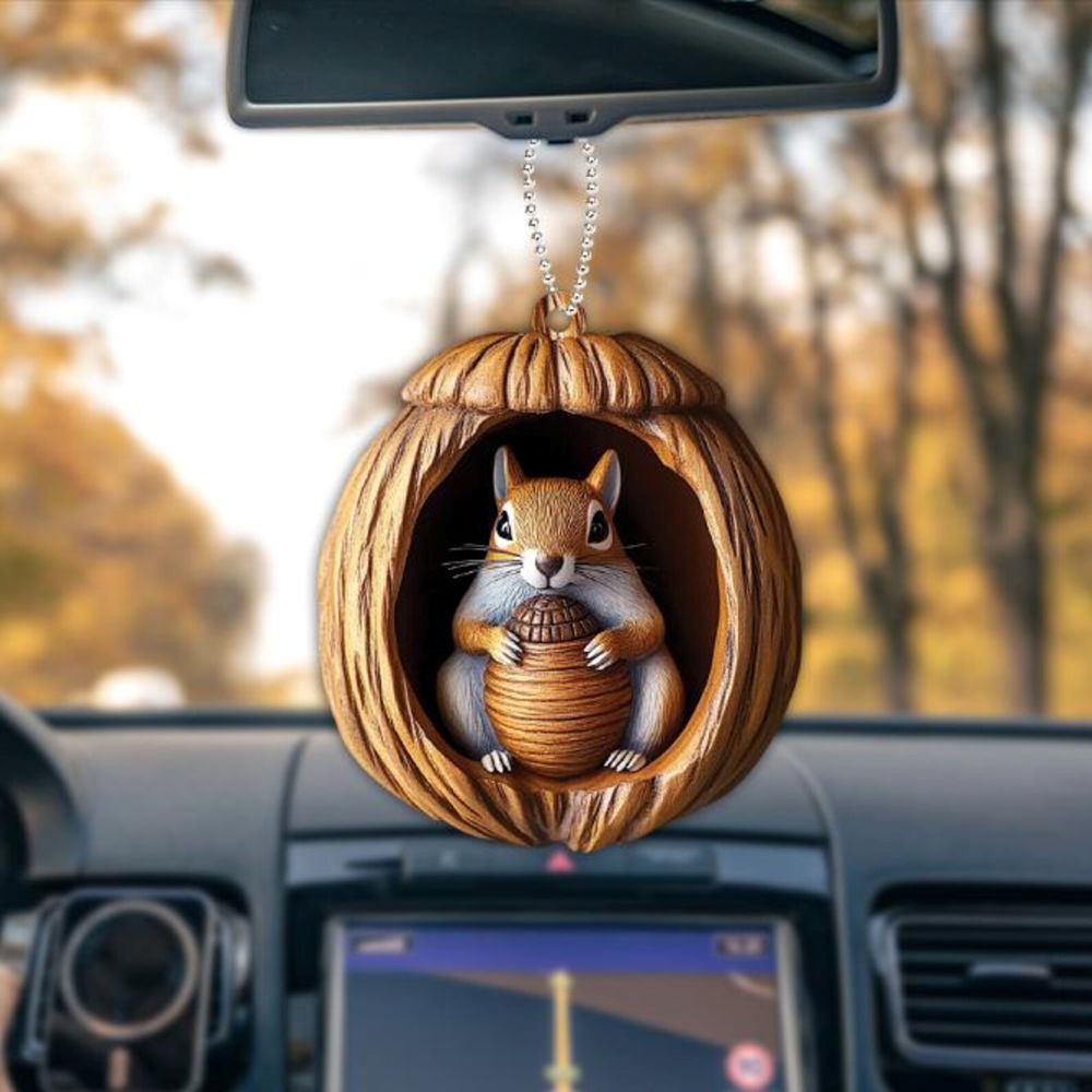 Squirrel - Animal Christmas Ornament CH054