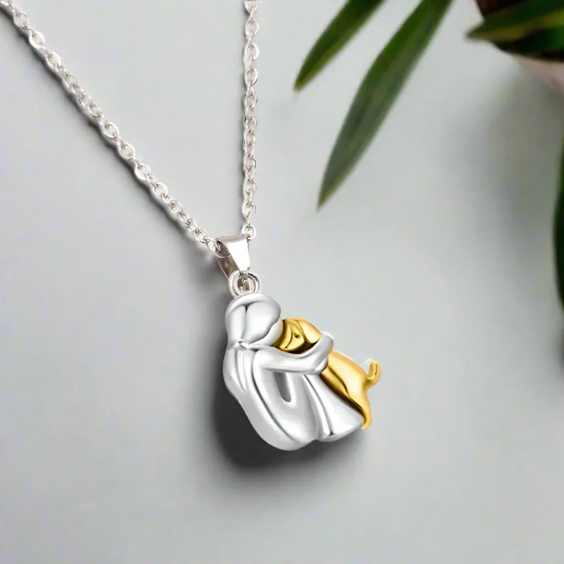 Dog Hug Jewelry - Pendant Necklace