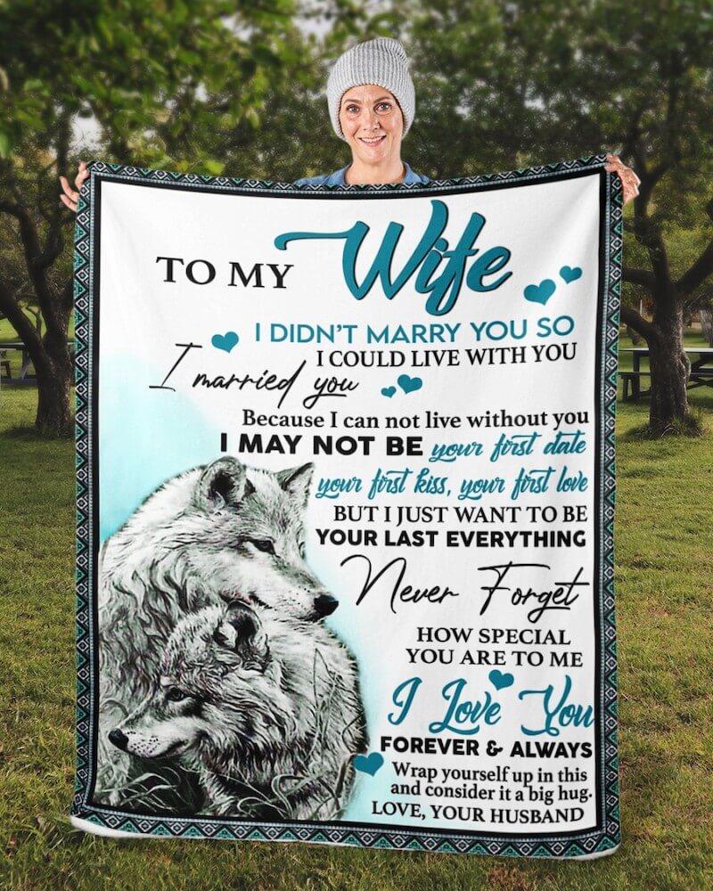 WOLF QUILT - TO MY WIFT