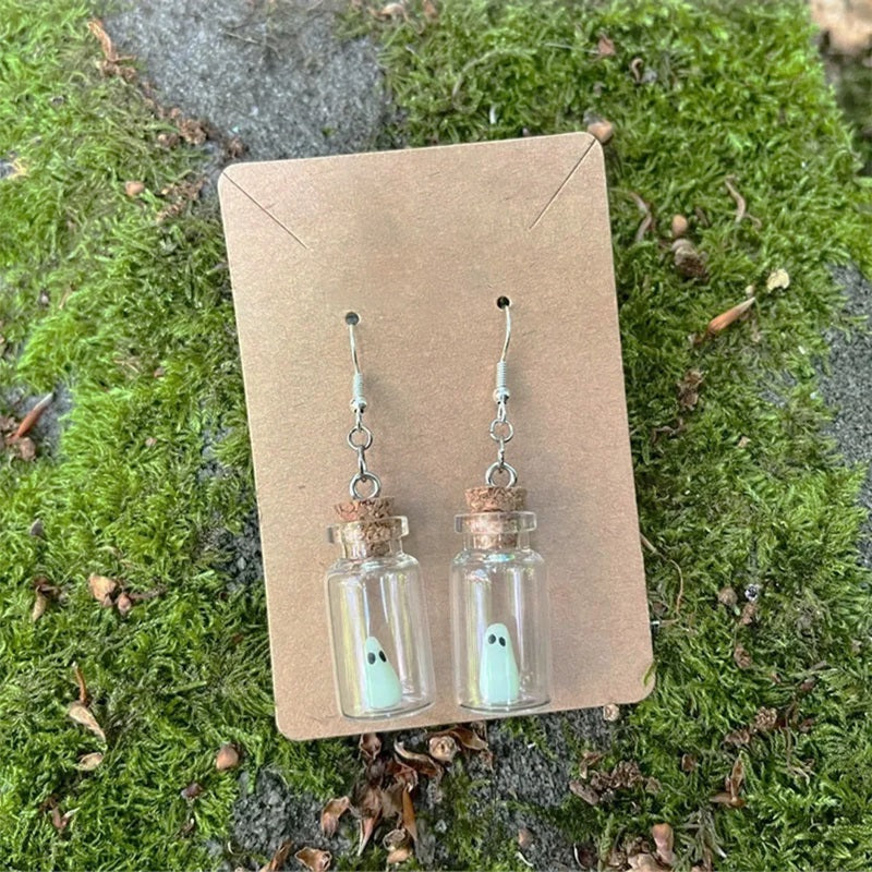 The Adopt A Ghost Pendant and Earrings-Jolura