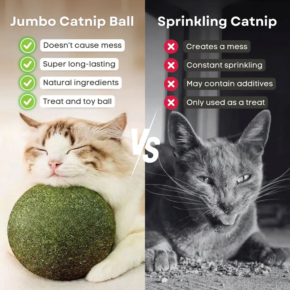 Giant Catnip Ball - Extra Large 10cm+ Jumbo Size For Cats