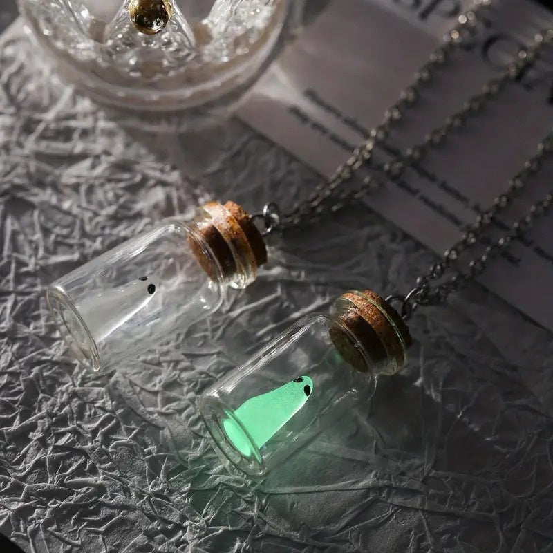 The Adopt A Ghost Pendant and Earrings-Jolura