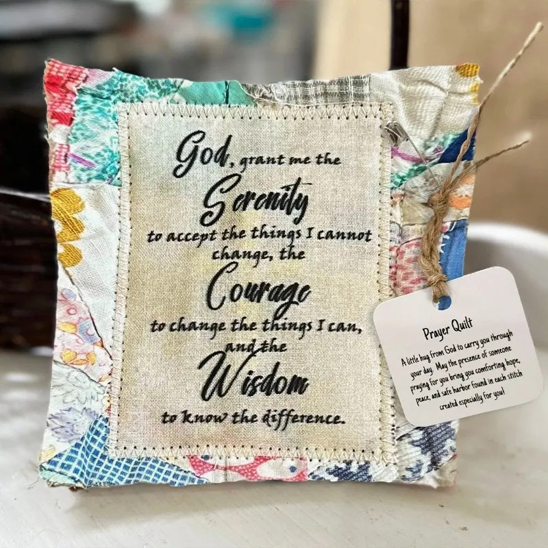 Prayer Quilt With Cross Inside-Jolura