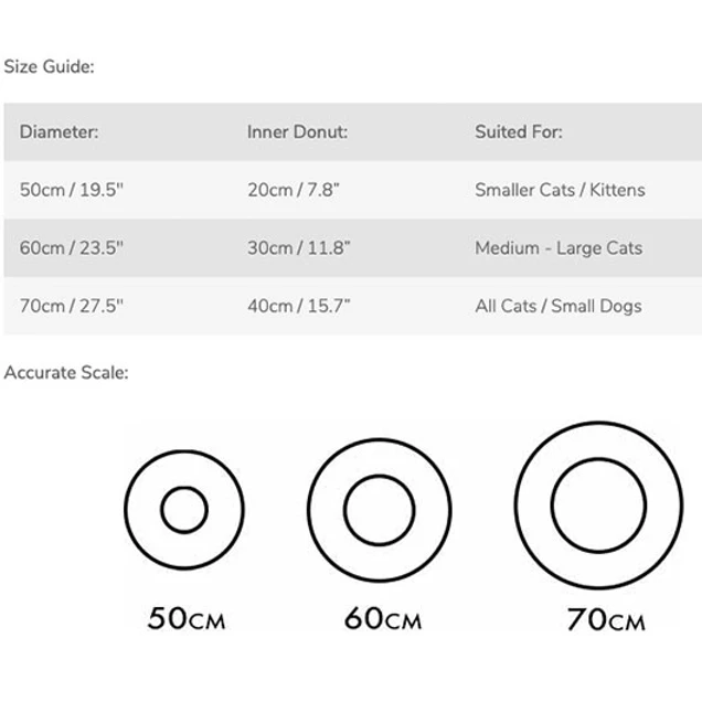 Fluffy Cat Calming Bed