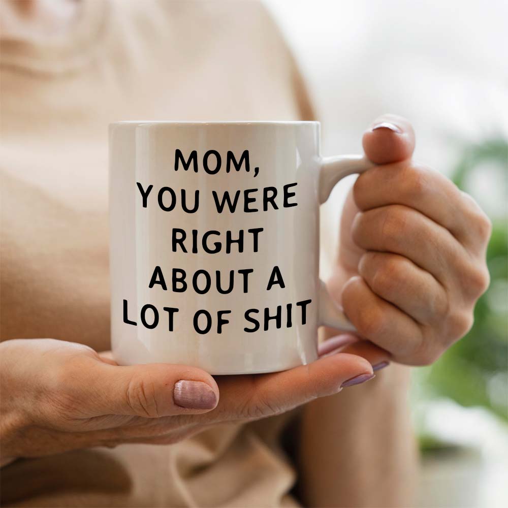Mom You Were Right Mug - Gift For Mom-Jolura
