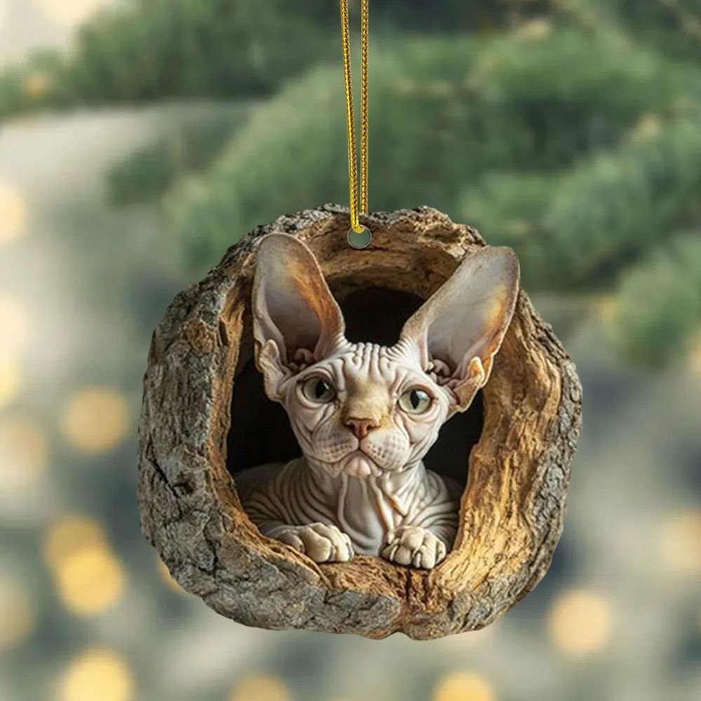 Sphynx Cat - Animal Christmas Ornament CH058