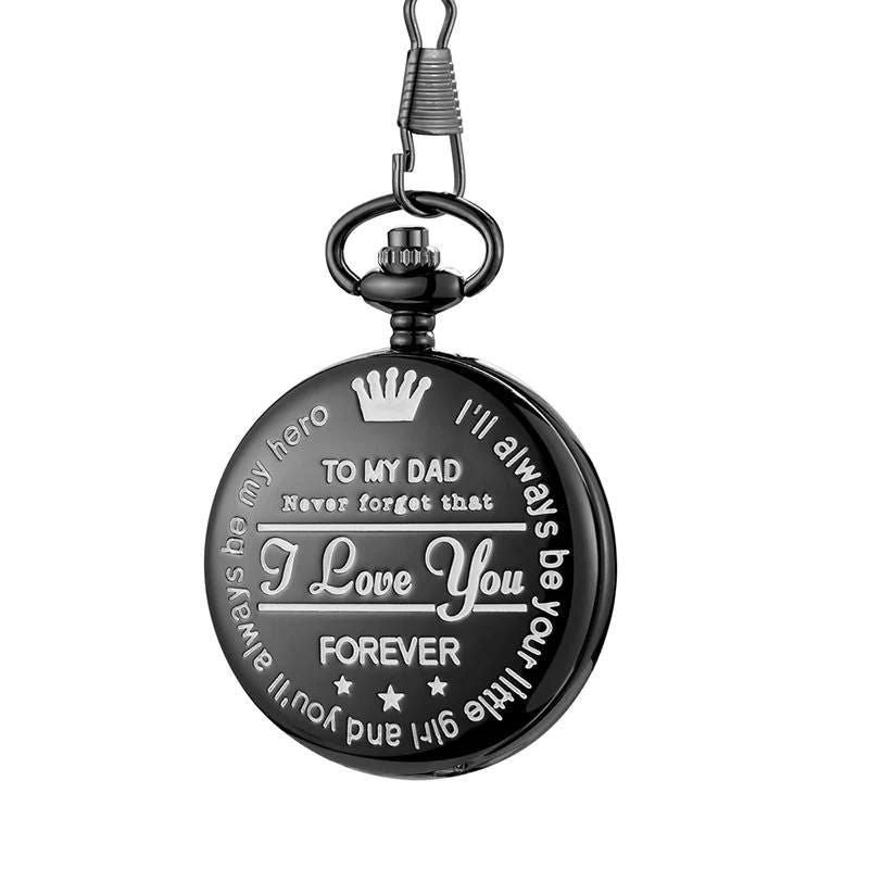 To My Dad - Vintage Pendant Pocket Watch-Jolura