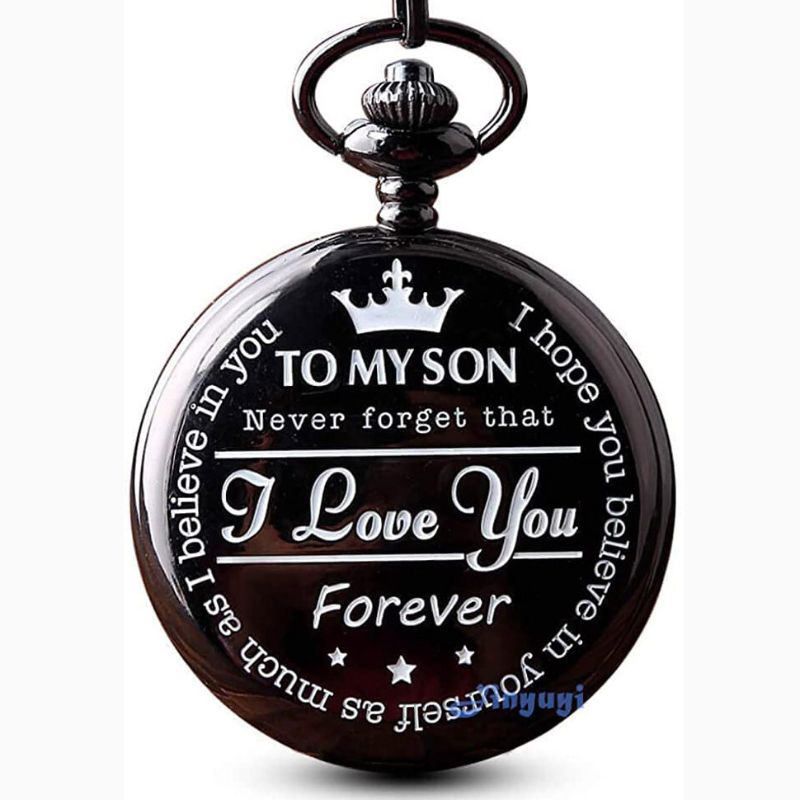 To My Son - Vintage Pendant Pocket Watch-Jolura