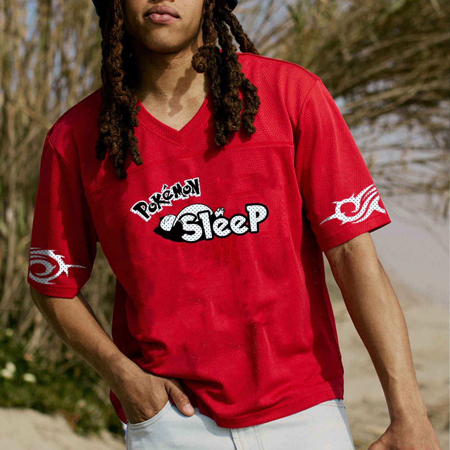 Unisex  “Pokémon” Anime Style Retro I Mesh T-Shirt