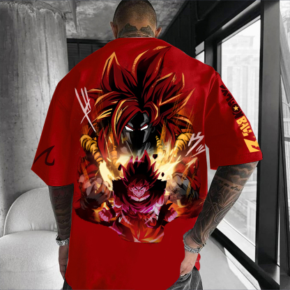 Unisex Anime Inspired Vintage T-Shirt丨Dragon Ball