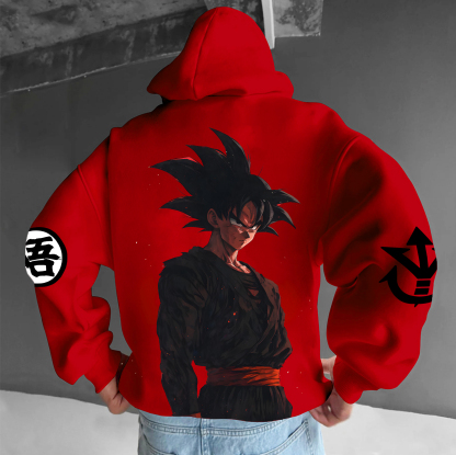 Unisex Anime Graphic Streetwear Vintage Hoodie
