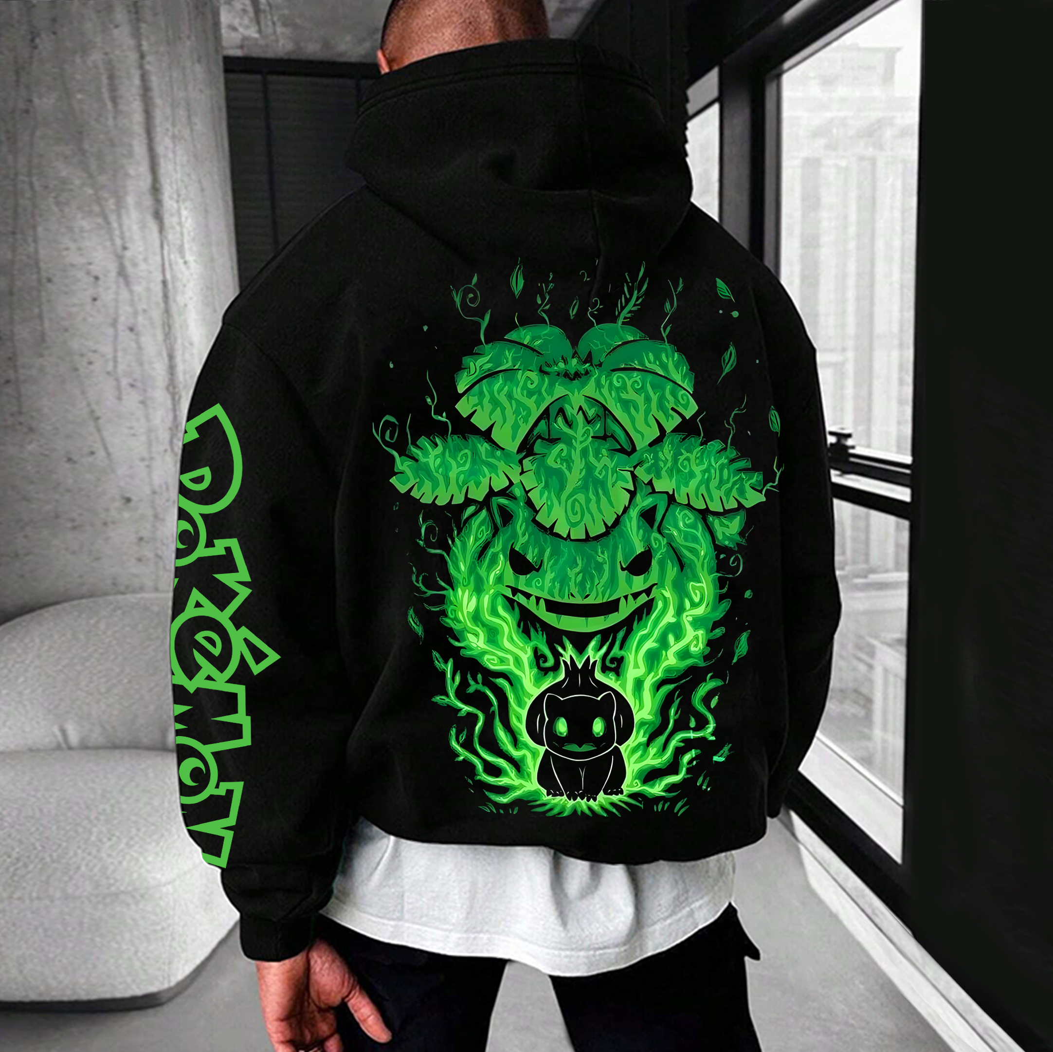 Unisex Anime Graphic Streetwear Vintage Hoodie