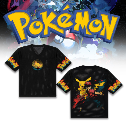 Unisex  “Pokémon” Anime Style Retro I Mesh T-Shirt
