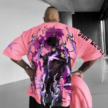 Unisex  "Solo Leveling" Anime Inspired Vintage T-Shirt