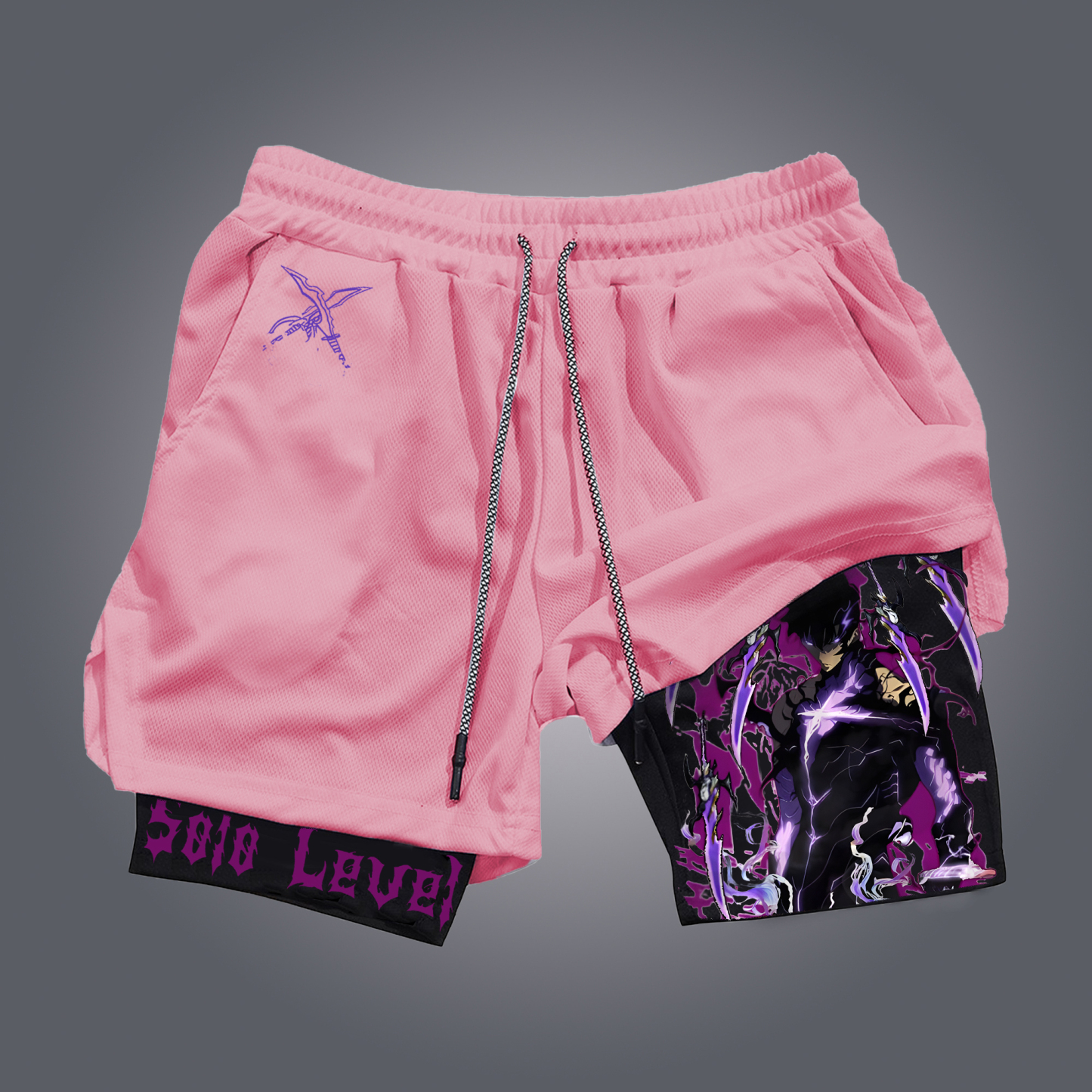 Unisex “Solo Leveling” Casual Anime Streetwear Shorts
