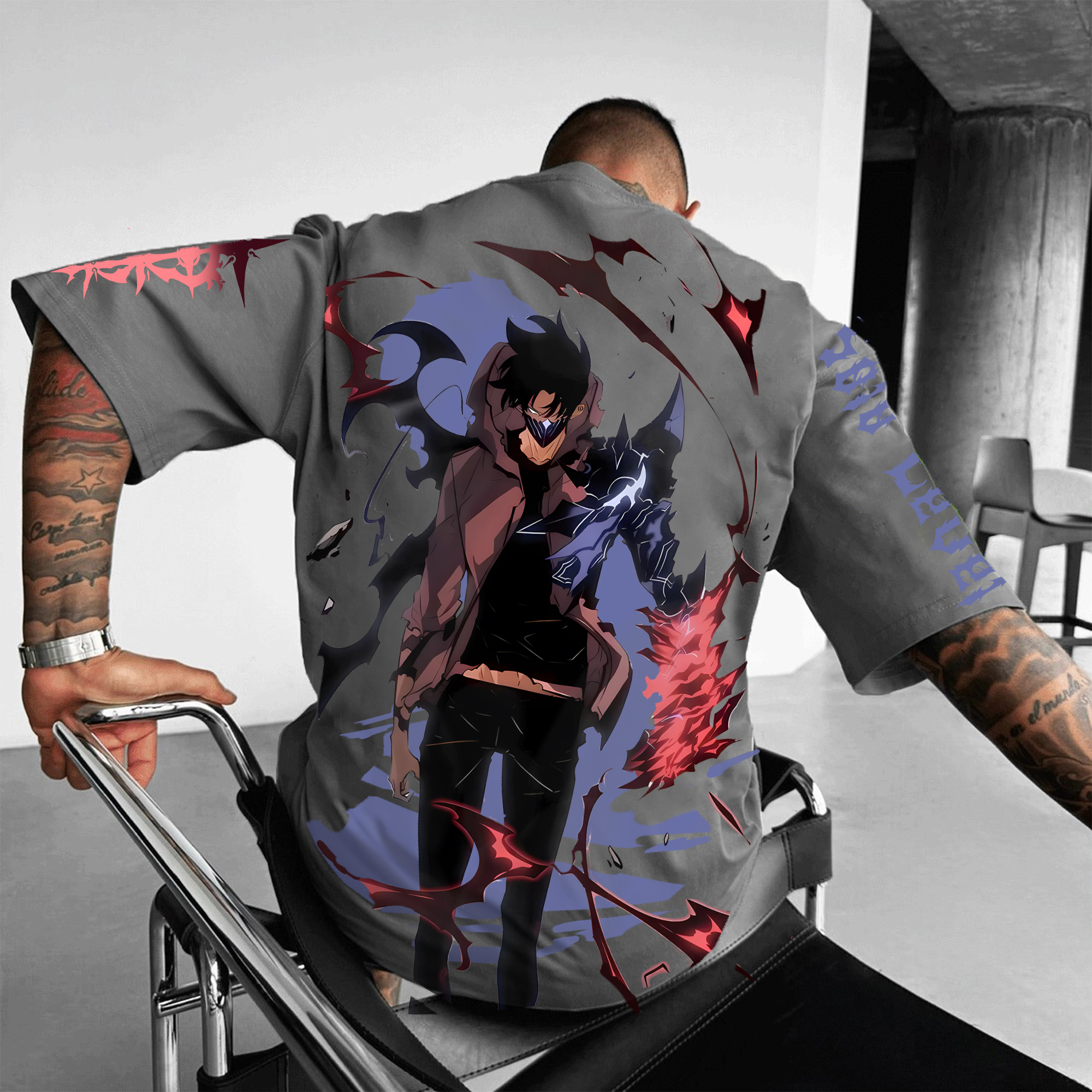 Unisex  "Solo Leveling" Anime Inspired Vintage T-Shirt