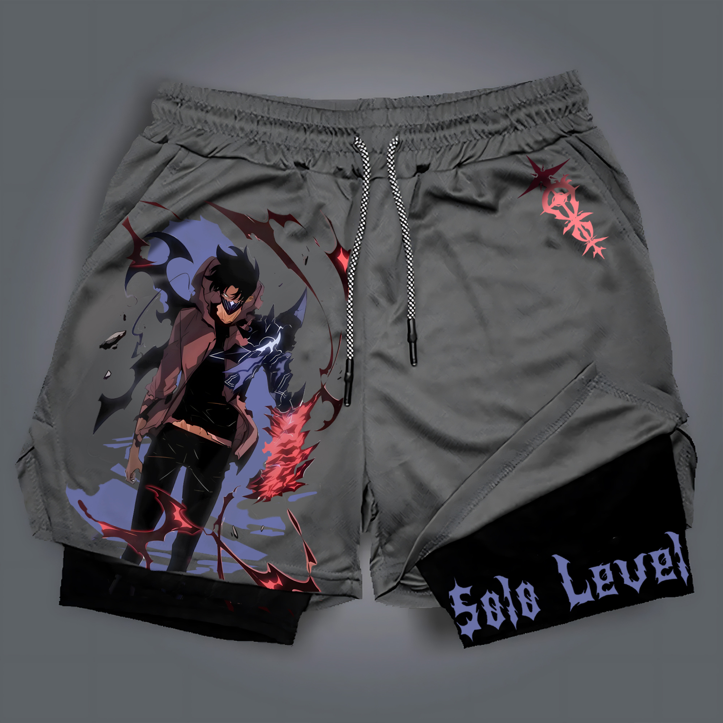 Unisex “Solo Leveling” Casual Anime Streetwear Shorts