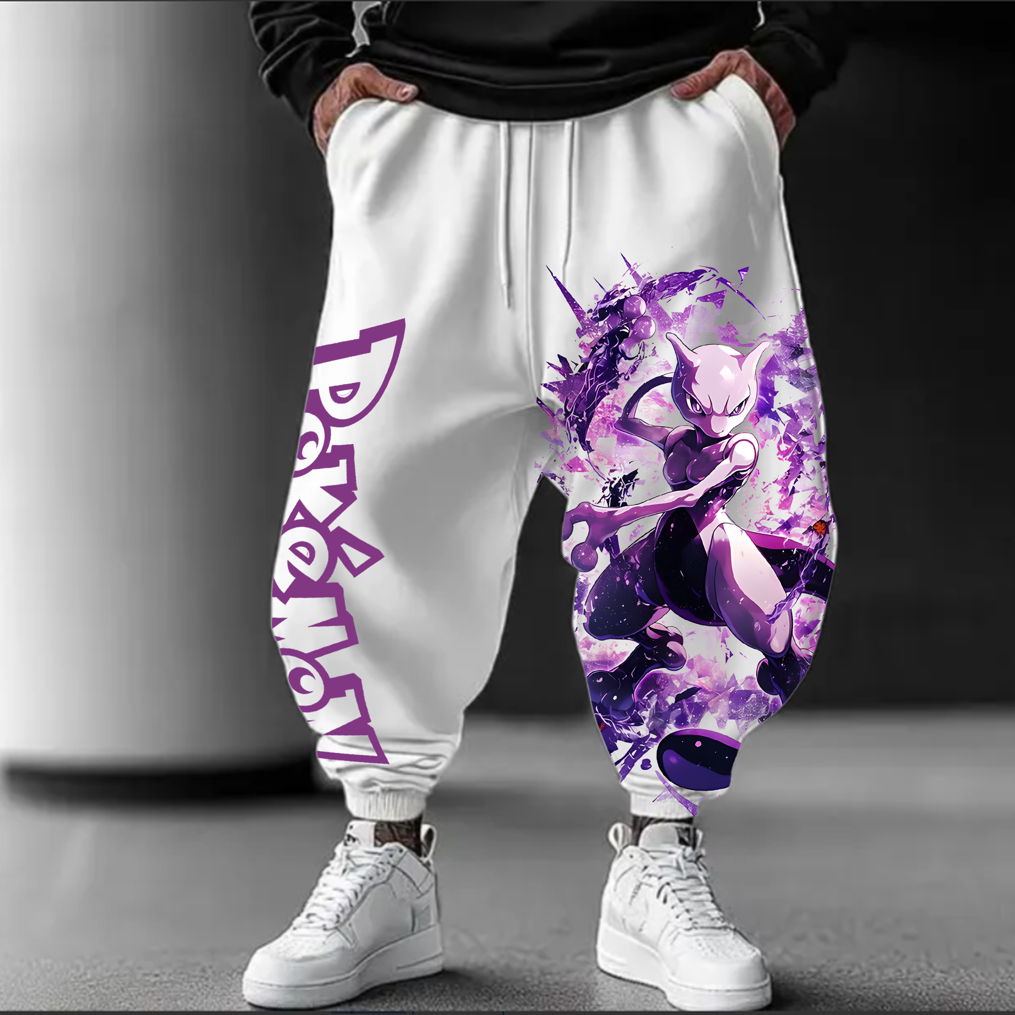 Unisex Casual Anime Streetwear Pants