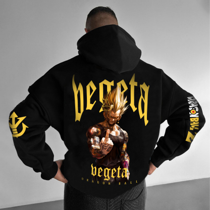 Unisex Anime Graphic Streetwear Vintage Hoodie