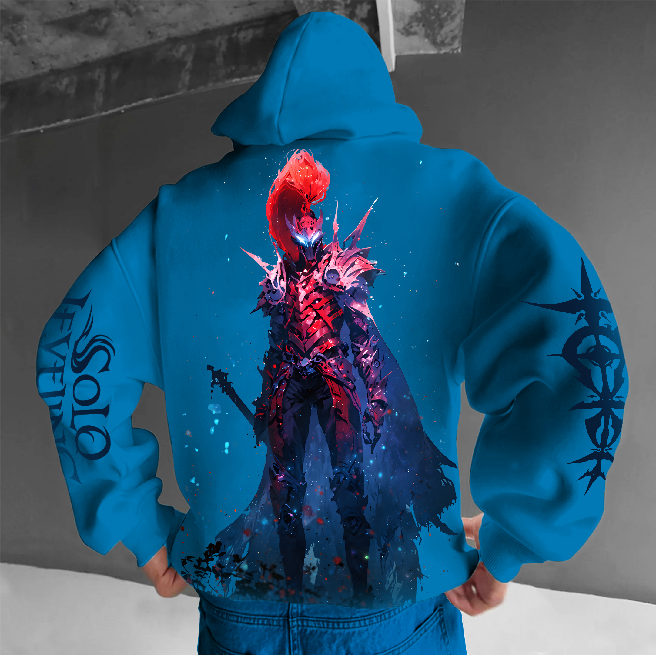 Unisex Anime Graphic Streetwear Vintage Hoodie