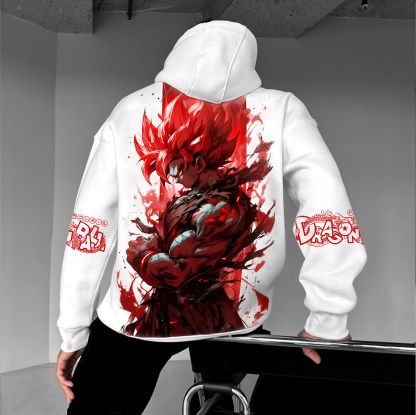 Unisex Anime Graphic Streetwear Vintage Hoodie