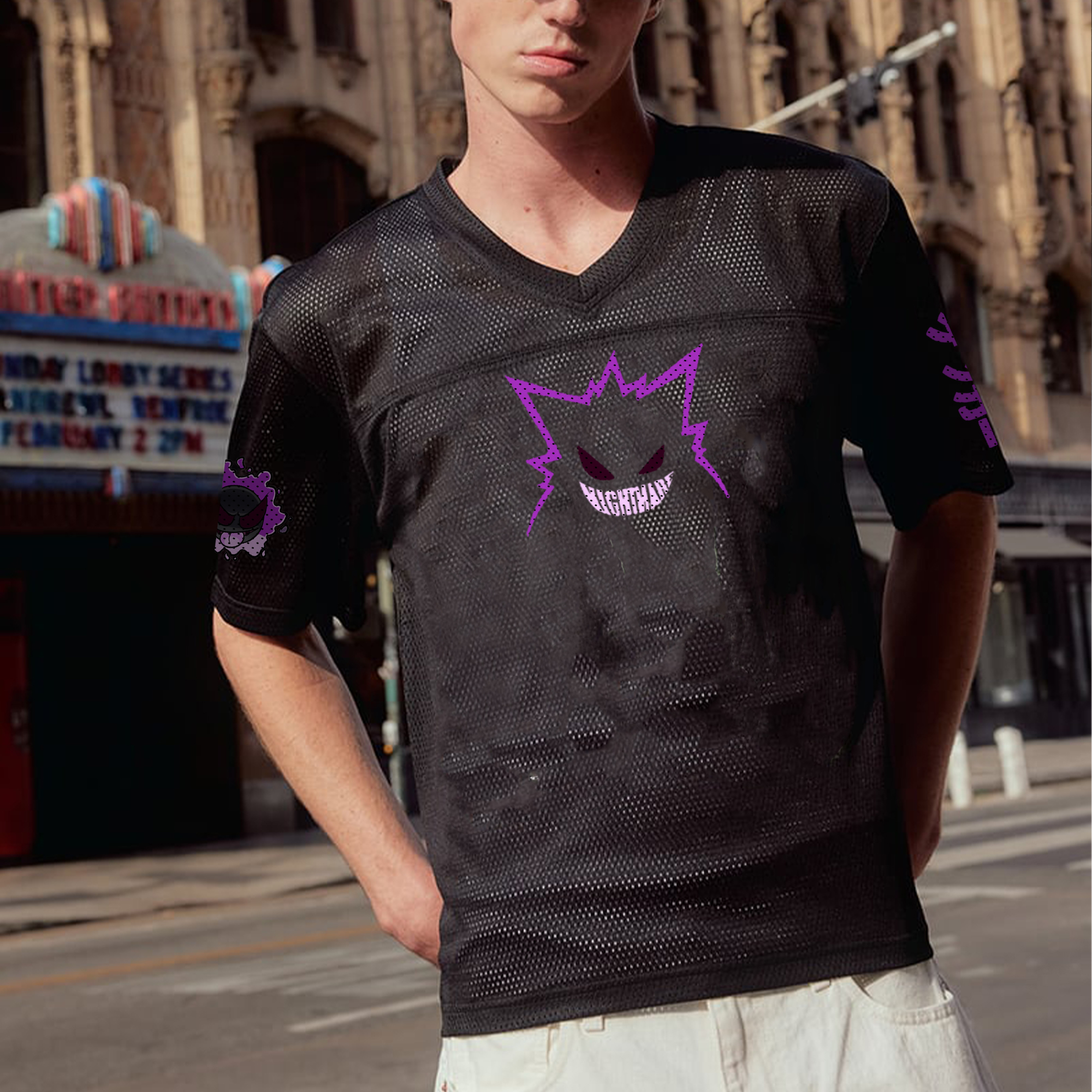 Unisex  “Pokémon” Anime Style Retro I Mesh T-Shirt