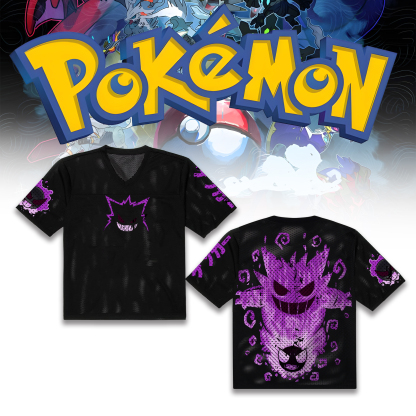 Unisex  “Pokémon” Anime Style Retro I Mesh T-Shirt