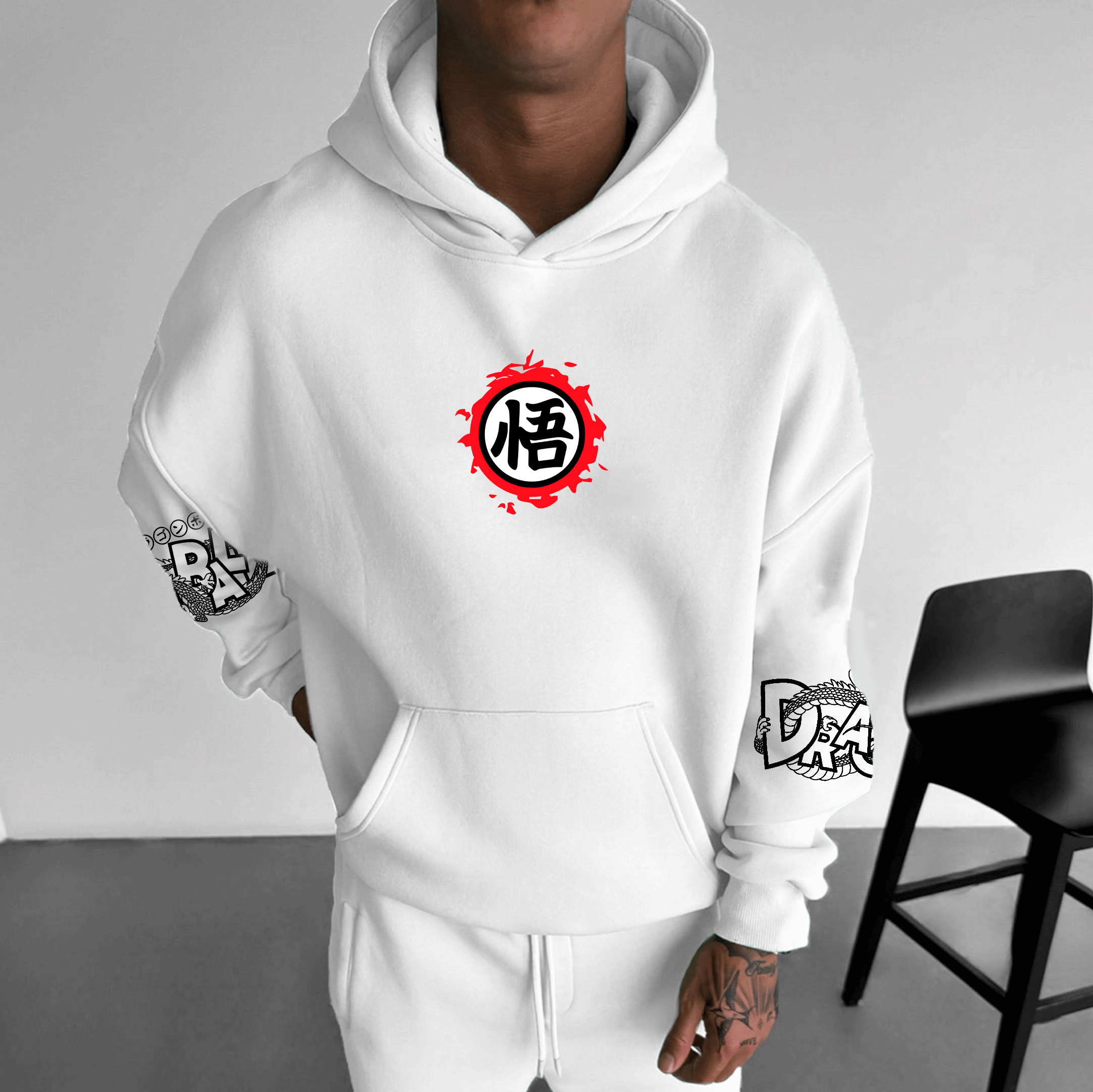 Unisex Anime Graphic Streetwear Vintage Hoodie