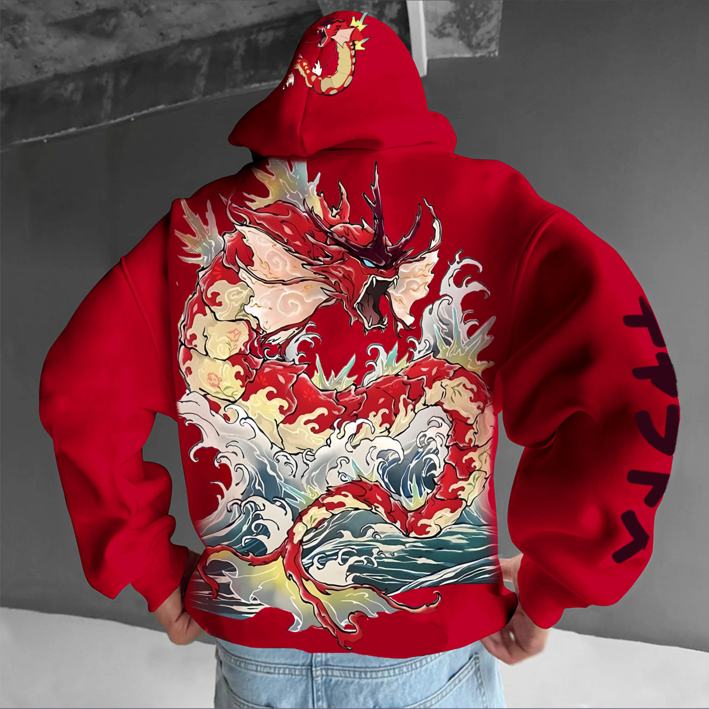 Unisex Oversized Anime Print Hoodie | One Piece