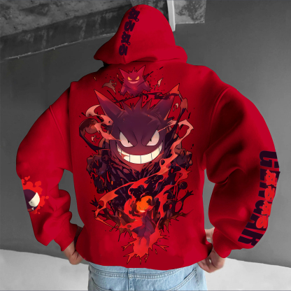 Unisex Anime Graphic Streetwear Vintage Hoodie