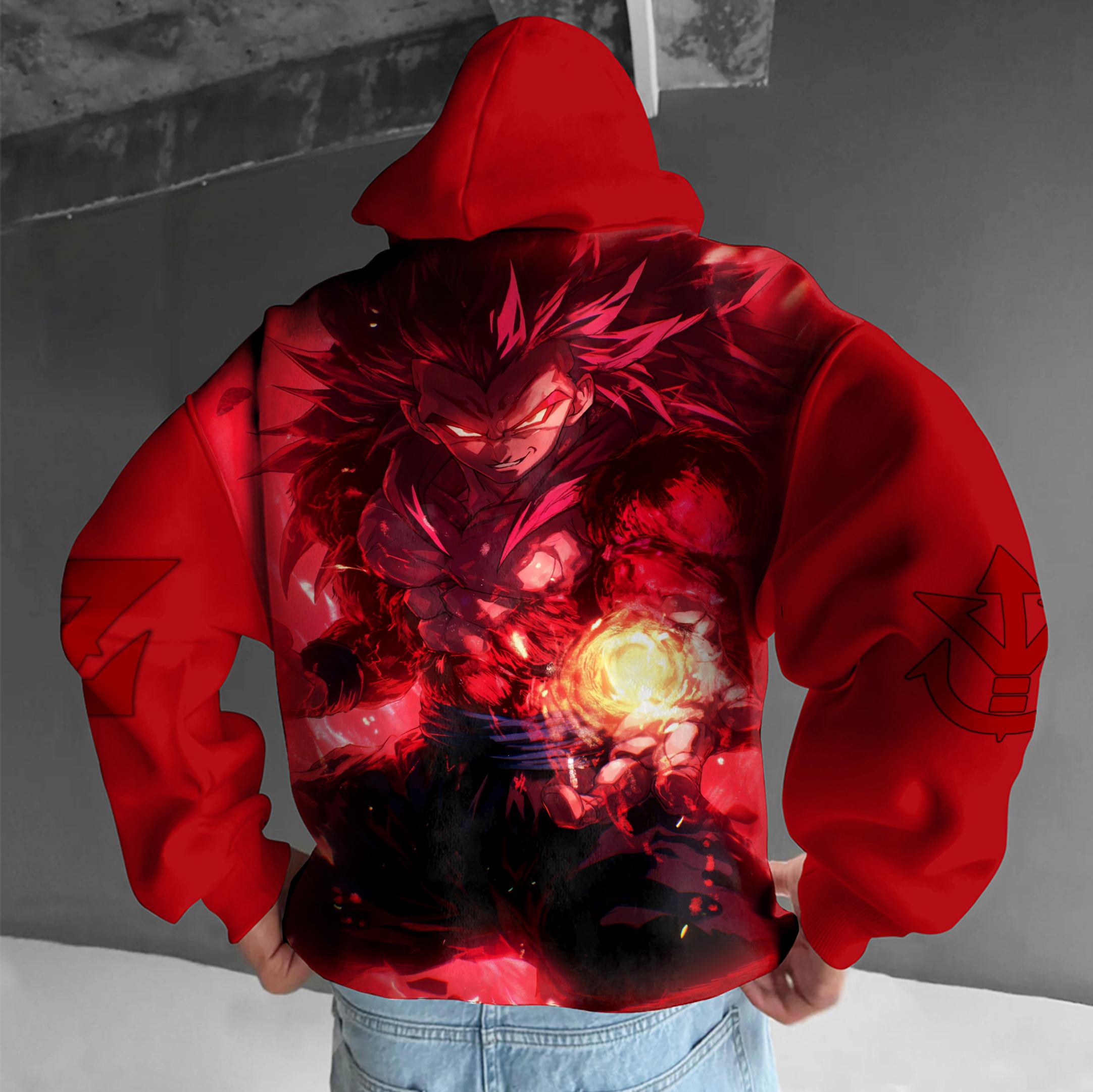 Unisex Anime Graphic Streetwear Vintage Hoodie