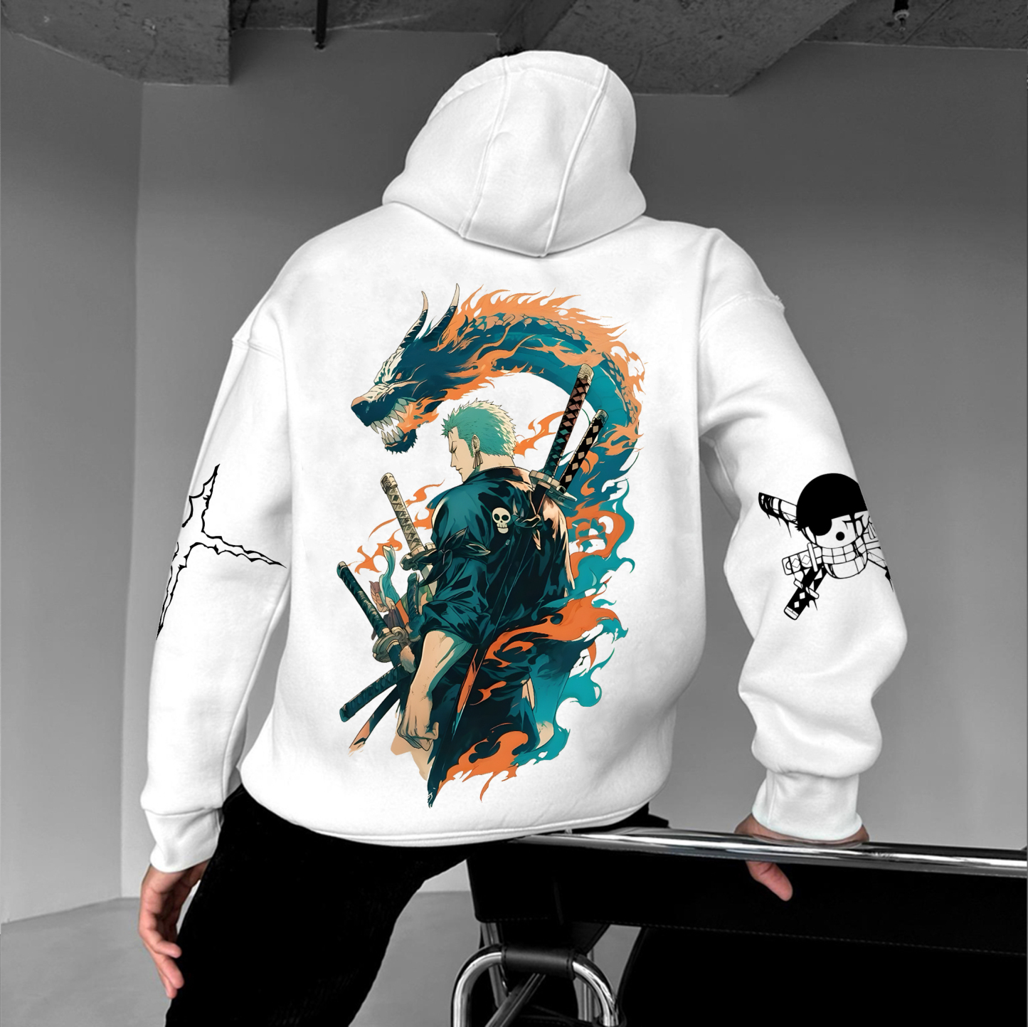 Unisex Anime Graphic Streetwear Vintage Hoodie